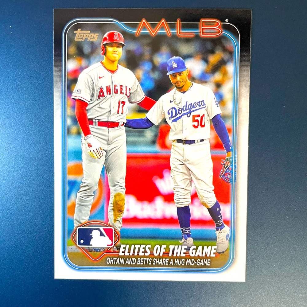 Shohei Ohtani Mookie Betts Elites of the Game Insert 2024 Topps Series 1 #138